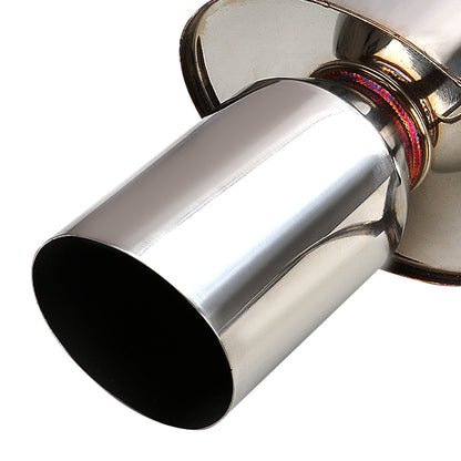 TUBERIA CATBACK CATBACK - 11-14 FORD MUSTANG 3.7L V6 - DUAL TIP - STAINLESS STEEL