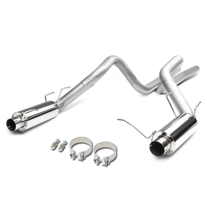 TUBERIA CATBACK CATBACK - 11-14 FORD MUSTANG 5.0L - STAINLESS STEEL