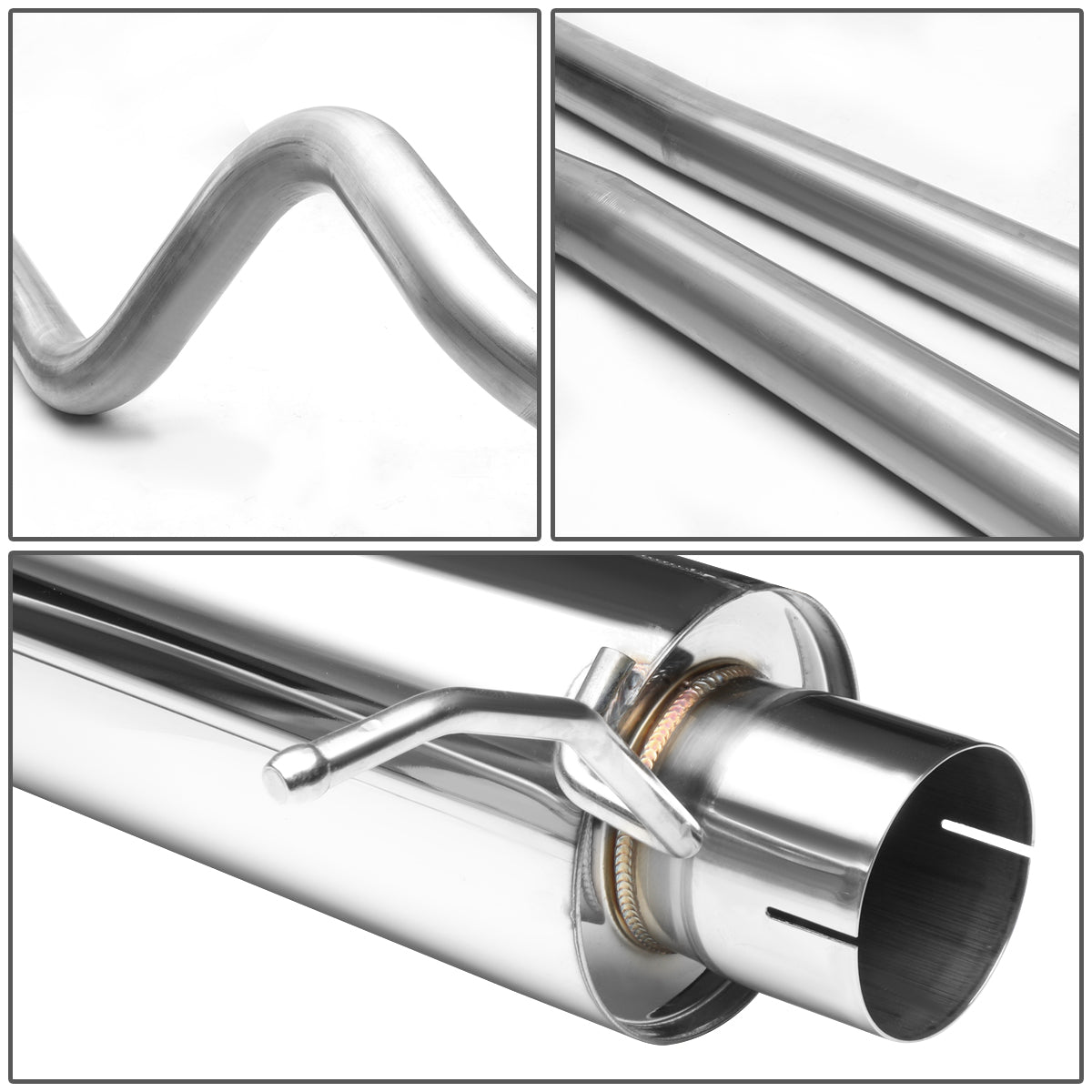 TUBERIA CATBACK CATBACK - 11-14 FORD MUSTANG 5.0L - STAINLESS STEEL