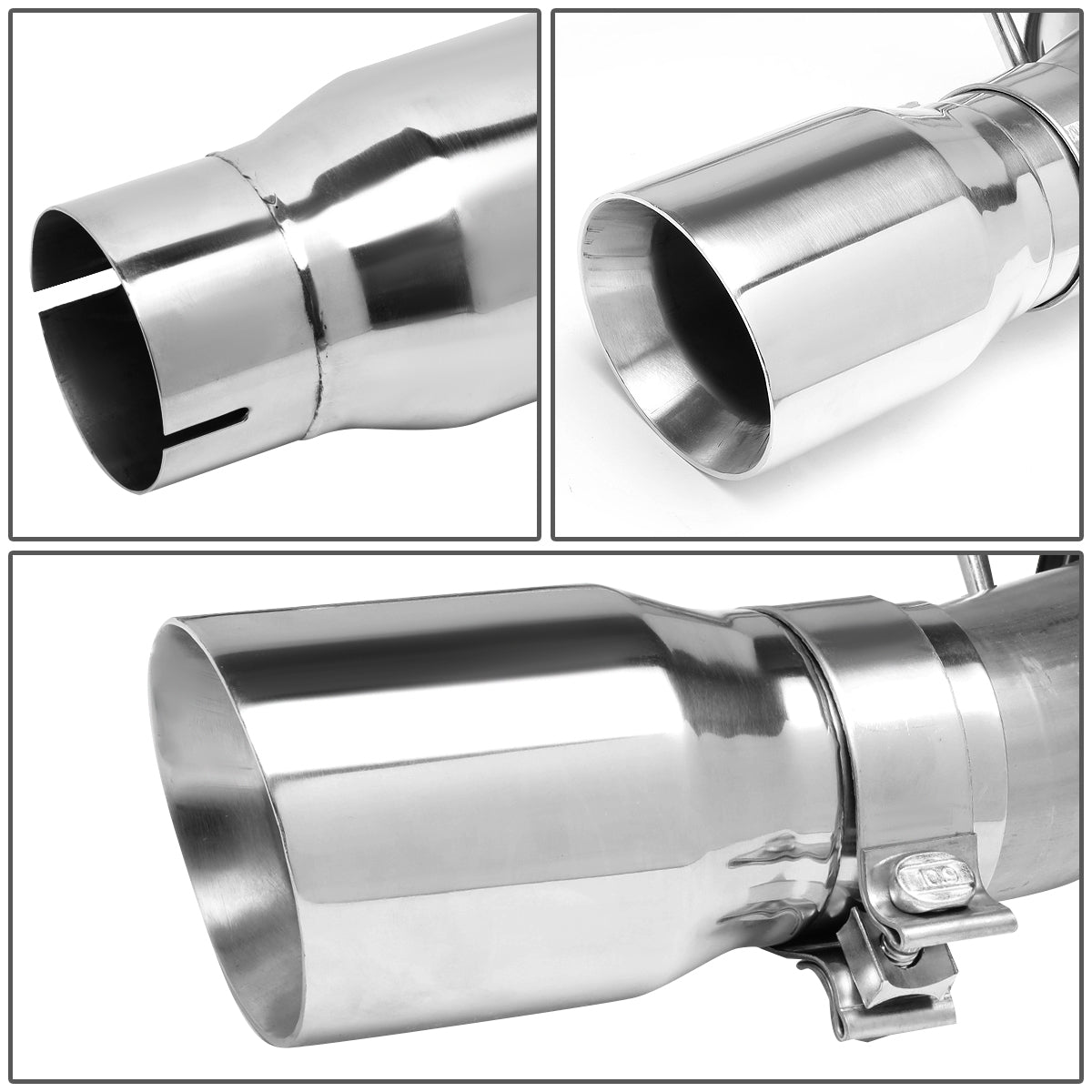 TUBERIA CATBACK CATBACK - 15-17 FORD MUSTANG 2.3L TURBO W/ MUFFLER TIP (3-162) - STAINLESS STEEL