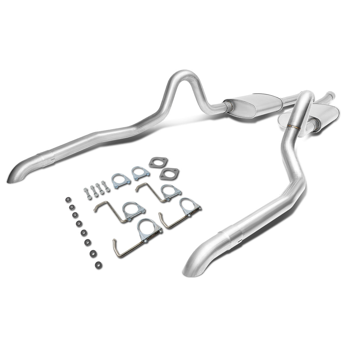 TUBERIA CATBACK CATBACK - 86-93 FORD MUSTANG 5.0L - STAINLESS STEEL