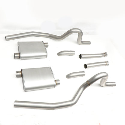 TUBERIA CATBACK CATBACK - 86-93 FORD MUSTANG 5.0L - STAINLESS STEEL