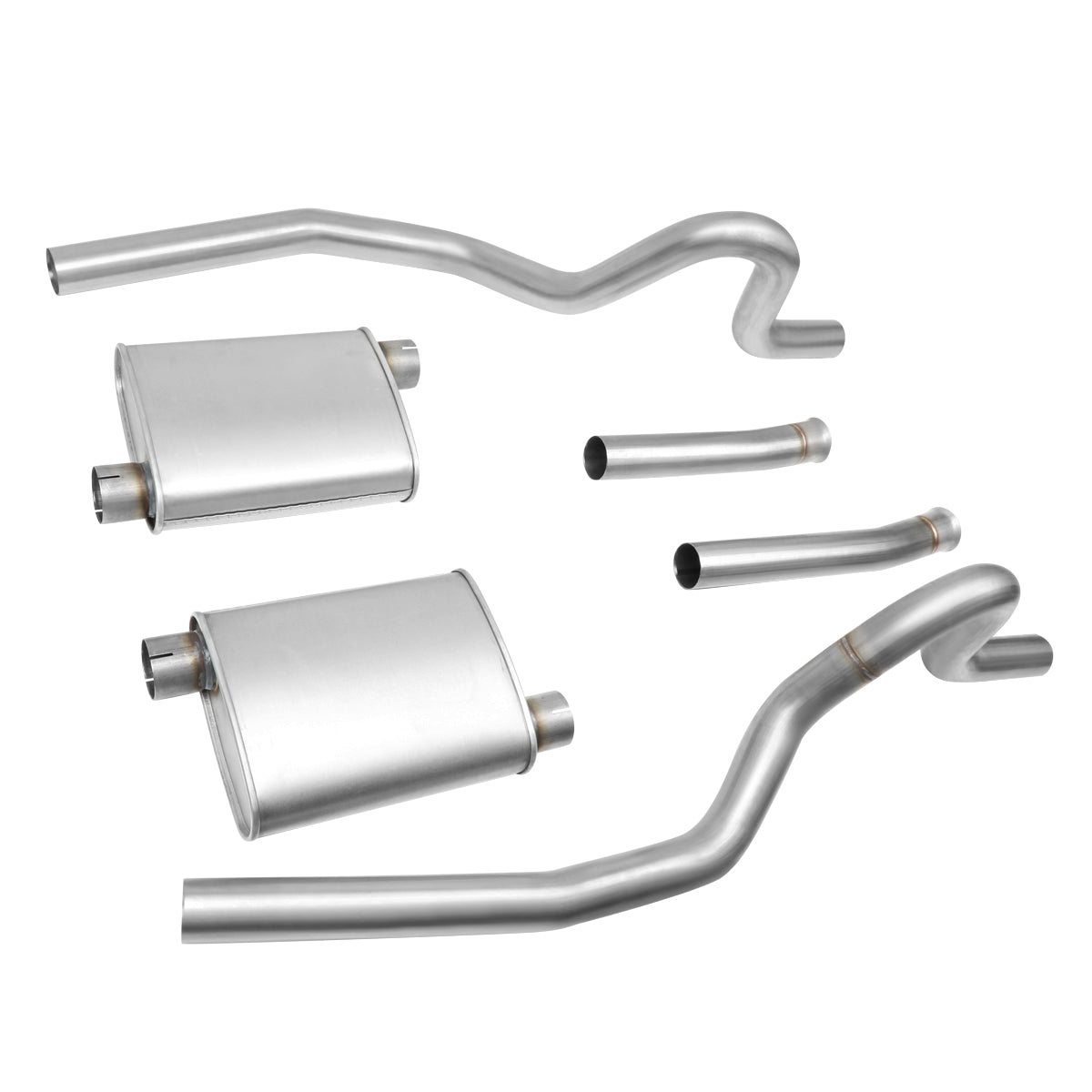 TUBERIA CATBACK CATBACK - 94-95 FORD MUSTANG 5.0L - STAINLESS STEEL