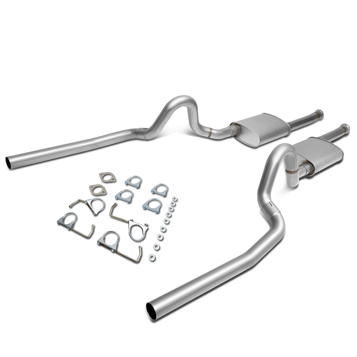 TUBERIA CATBACK CATBACK - 96-98 FORD MUSTANG 4.6L - STAINLESS STEEL