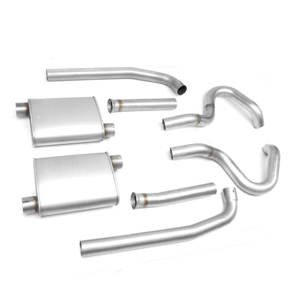 TUBERIA CATBACK CATBACK - 96-98 FORD MUSTANG 4.6L - STAINLESS STEEL