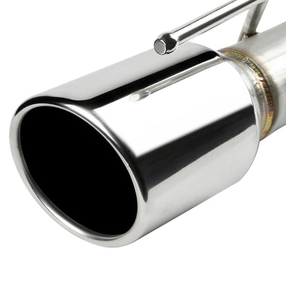 TUBERIA CATBACK CATBACK - 96-04 FORD MUSTANG V8 - DUAL ROUND TIP - STAINLESS STEEL