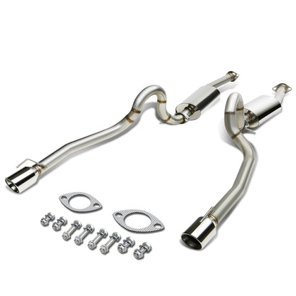TUBERIA CATBACK CATBACK - 96-04 FORD MUSTANG V8 - DUAL ROLLED TIP - STAINLESS STEEL