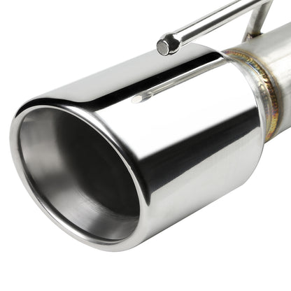 TUBERIA CATBACK CATBACK - 96-04 FORD MUSTANG V8 - DUAL ROLLED TIP - STAINLESS STEEL