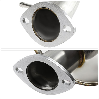 TUBERIA CATBACK CATBACK - 96-04 FORD MUSTANG V8 - DUAL ROLLED TIP - STAINLESS STEEL