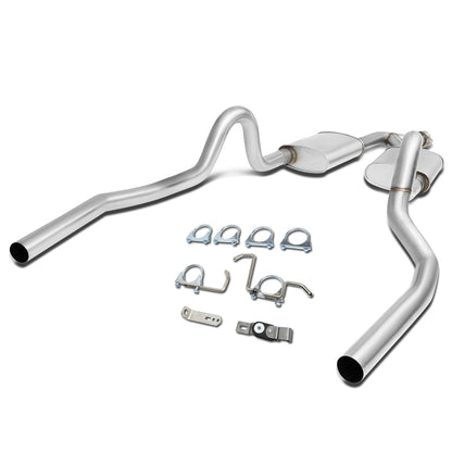 TUBERIA CATBACK CATBACK - 99-04 FORD MUSTANG 3.7L - STAINLESS STEEL