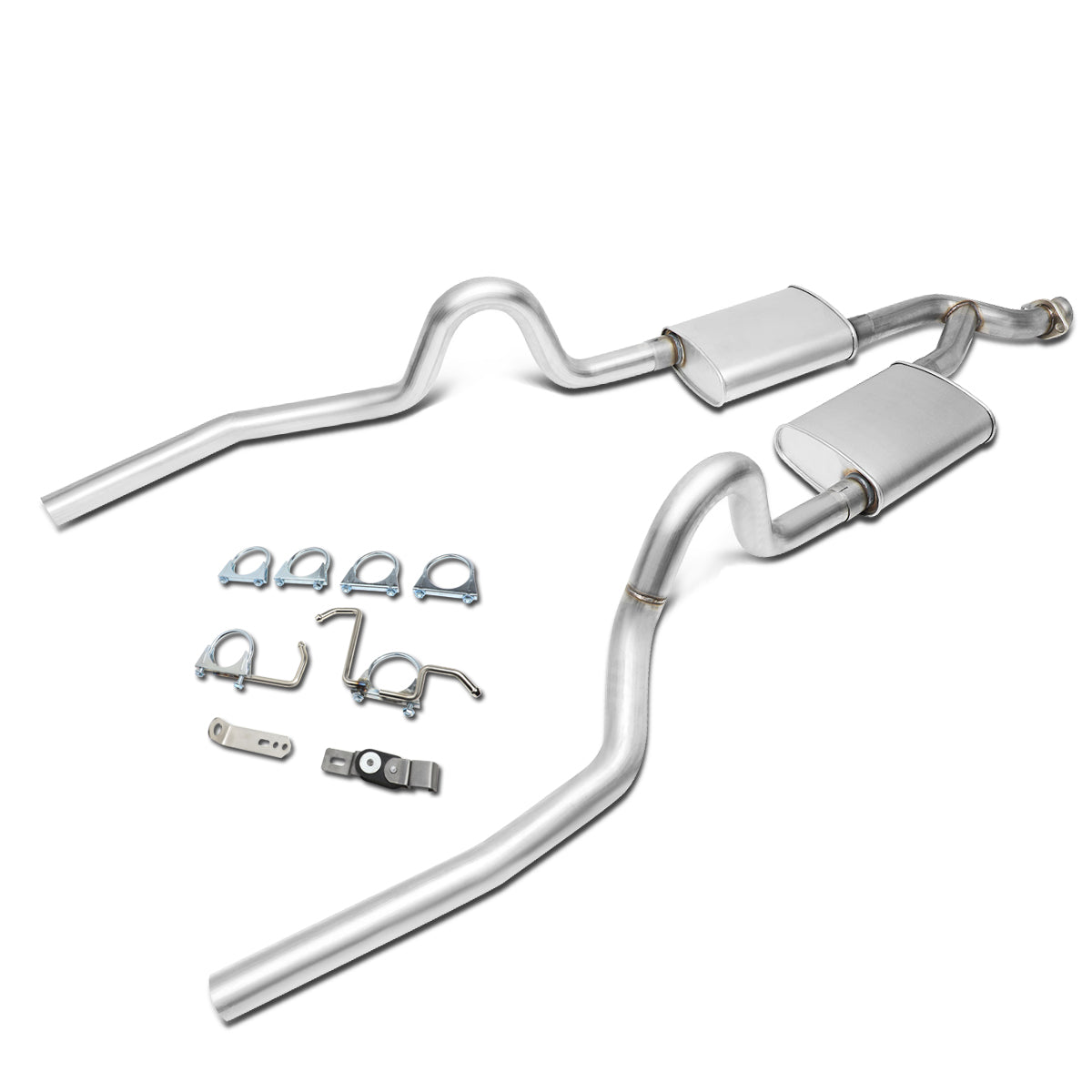 TUBERIA CATBACK CATBACK - 99-04 FORD MUSTANG 3.7L - STAINLESS STEEL