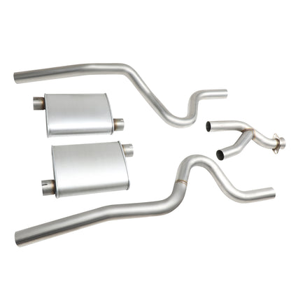 TUBERIA CATBACK CATBACK - 99-04 FORD MUSTANG 3.7L - STAINLESS STEEL