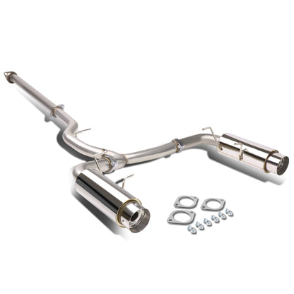 TUBERIA CATBACK CATBACK - 13-17 SCION FRS , SUBARU BRZ , TOYOTA 86 2.0L - DUAL TIP - STAINLESS STEEL