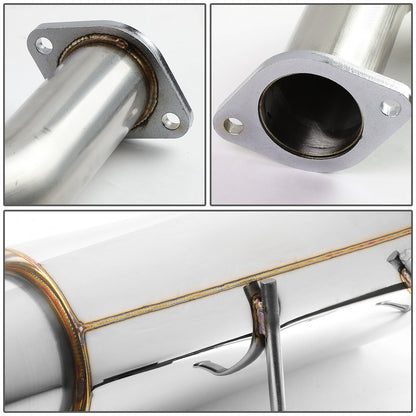 TUBERIA CATBACK CATBACK - 13-17 SCION FRS , SUBARU BRZ , TOYOTA 86 2.0L - DUAL TIP - STAINLESS STEEL