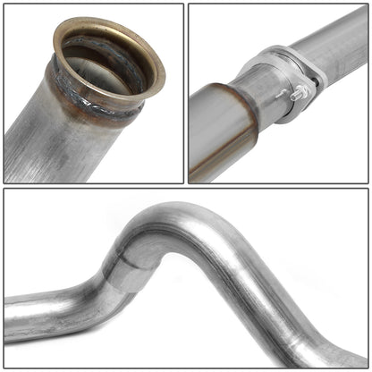 TUBERIA CATBACK CATBACK - 93-00 CHEVY C2500,C3500,K2500,K3500 6.5 TURBO DIESEL - SINGLE TIP - STAINLESS STEEL