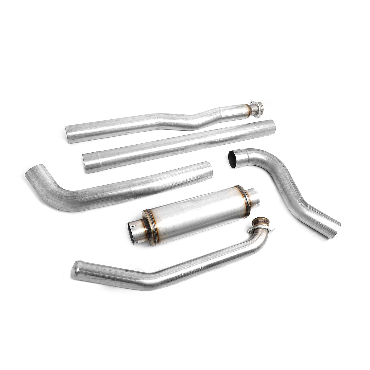 TUBERIA CATBACK CATBACK - 93-00 CHEVY C2500,C3500,K2500,K3500 6.5 TURBO DIESEL - SINGLE TIP - STAINLESS STEEL
