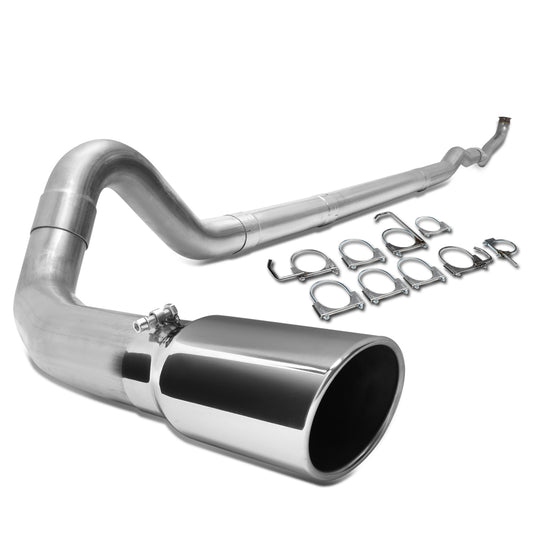TUBERIA CATBACK CATBACK - 93-00 CHEVY C2500,C3500,K2500,K3500 6.5 TURBO DIESEL - SINGLE TIP - STRAIGHT PIPE - STAINLESS STEEL