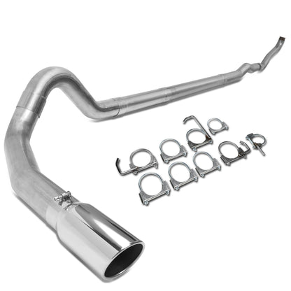 TUBERIA CATBACK CATBACK - 93-00 CHEVY C2500,C3500,K2500,K3500 6.5 TURBO DIESEL - SINGLE TIP - STRAIGHT PIPE - STAINLESS STEEL