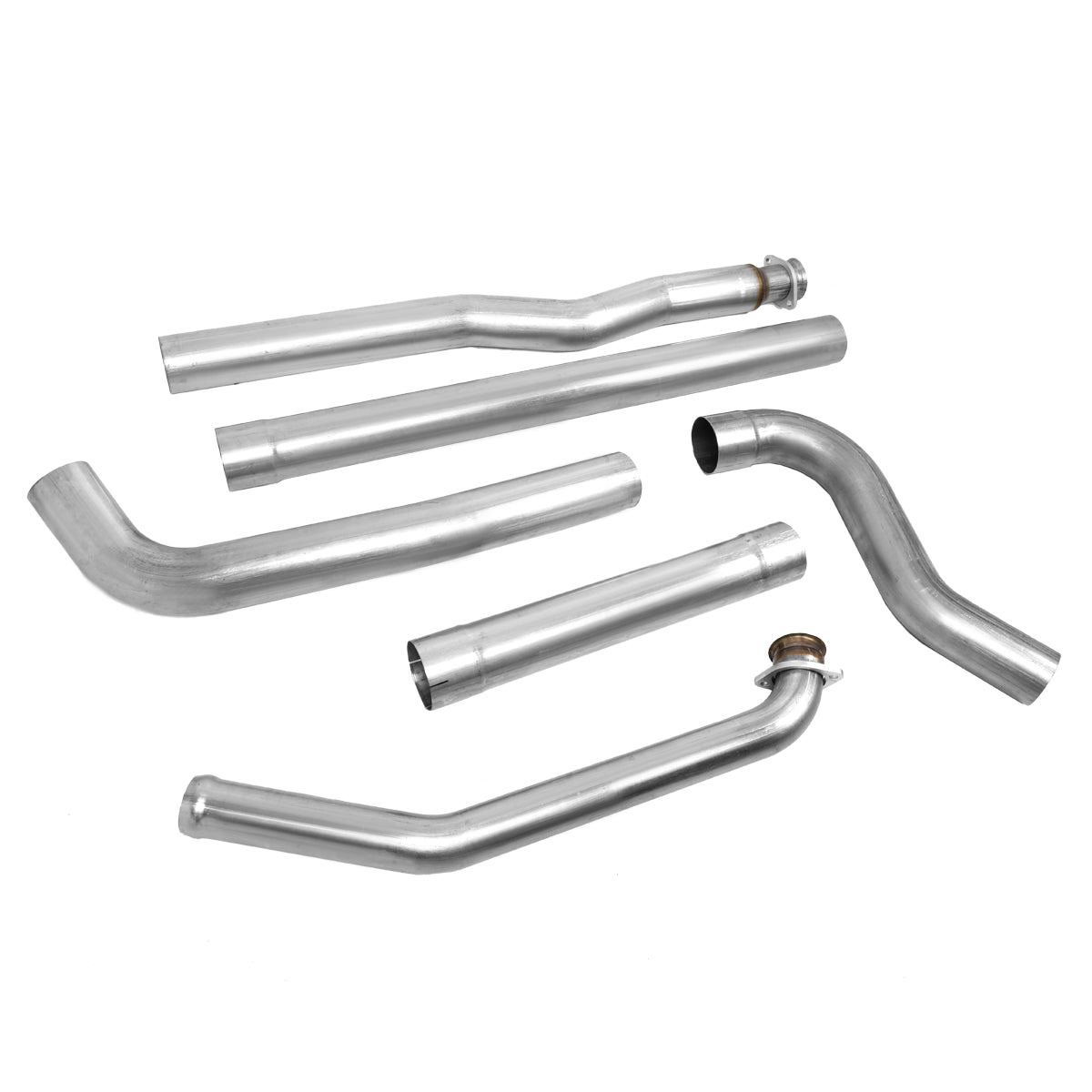 TUBERIA CATBACK CATBACK - 93-00 CHEVY C2500,C3500,K2500,K3500 6.5 TURBO DIESEL - SINGLE TIP - STRAIGHT PIPE - STAINLESS STEEL