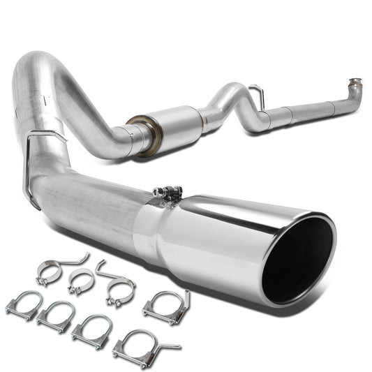 TUBERIA CATBACK CATBACK - 01-07 GMC SIERRA 2500 HD 6.6 / 01-06 GMC SIERRA 3500 6.6 / 2007 GMC SIERRA 3500 HD 6.6 / 2007 GMC SIERRA 2500 HD CLASSIC 6.6 / 2007 GMC SIERRA 3500 CLASSIC 6.6 / 01-07 CHEVY SILVERADO 2500 HD 6.6 - DOWN PIPE - SINGLE TIP -