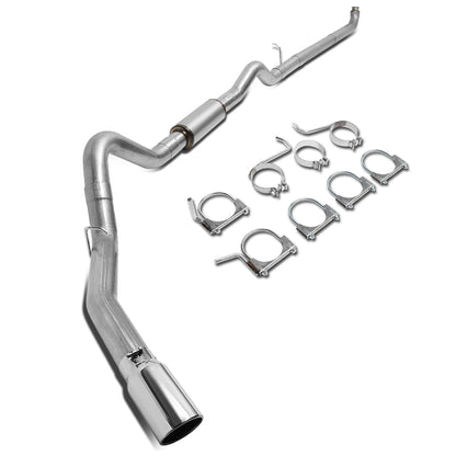 TUBERIA CATBACK CATBACK - 01-07 GMC SIERRA 2500 HD 6.6 / 01-06 GMC SIERRA 3500 6.6 / 2007 GMC SIERRA 3500 HD 6.6 / 2007 GMC SIERRA 2500 HD CLASSIC 6.6 / 2007 GMC SIERRA 3500 CLASSIC 6.6 / 01-07 CHEVY SILVERADO 2500 HD 6.6 - DOWN PIPE - SINGLE TIP -