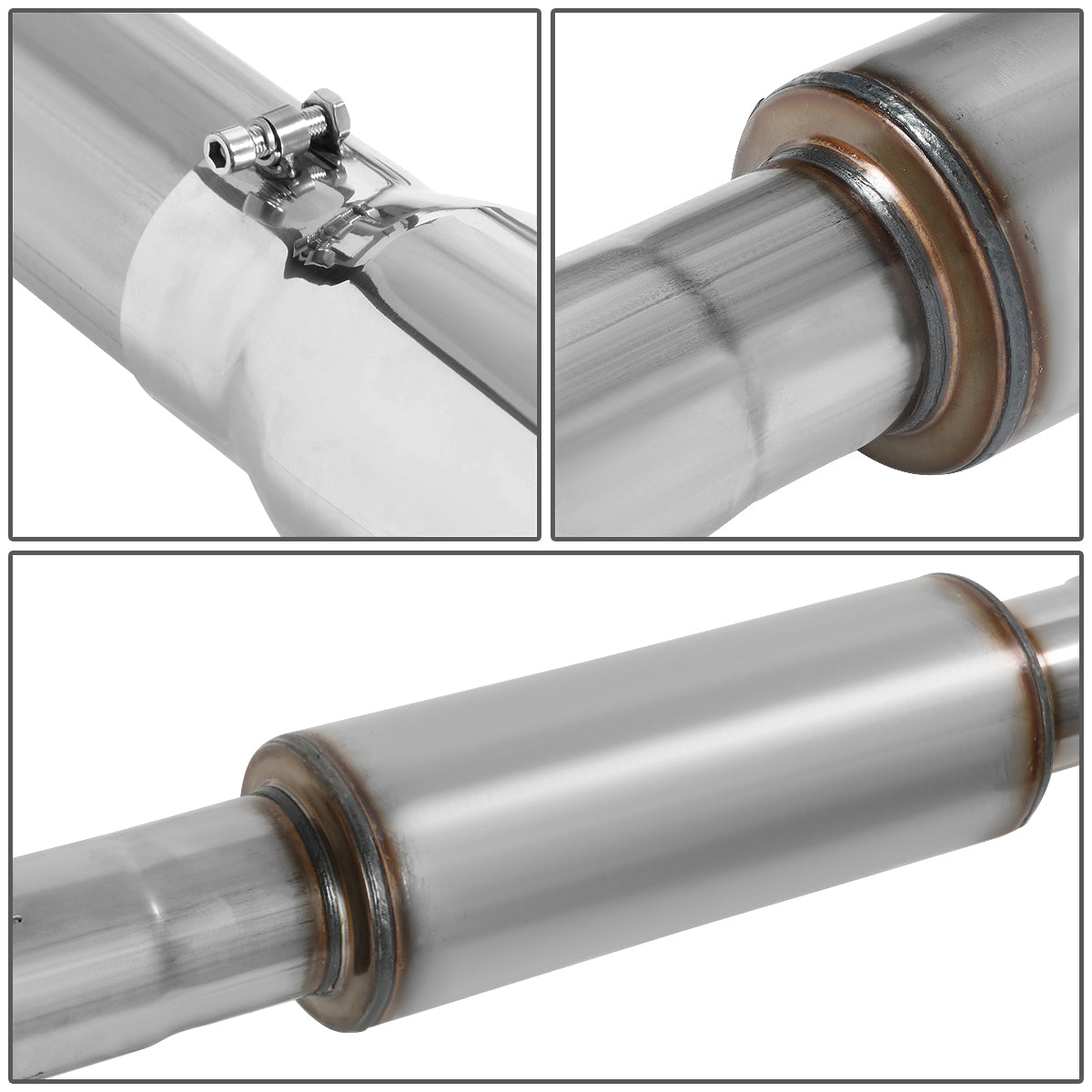 TUBERIA CATBACK CATBACK - 01-07 GMC SIERRA 2500 HD 6.6 / 01-06 GMC SIERRA 3500 6.6 / 2007 GMC SIERRA 3500 HD 6.6 / 2007 GMC SIERRA 2500 HD CLASSIC 6.6 / 2007 GMC SIERRA 3500 CLASSIC 6.6 / 01-07 CHEVY SILVERADO 2500 HD 6.6 - DOWN PIPE - SINGLE TIP -