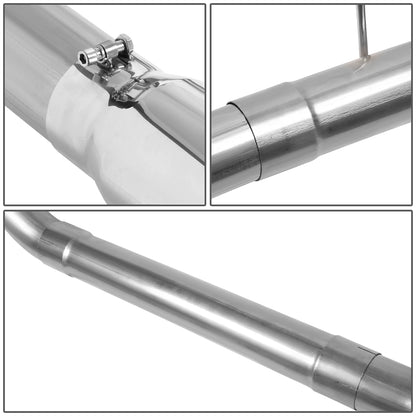 TUBERIA CATBACK CATBACK - 01-07 GMC SIERRA 2500 HD 6.6 / 01-06 GMC SIERRA 3500 6.6 / 2007 GMC SIERRA 3500 HD 6.6 / 2007 GMC SIERRA 2500 HD CLASSIC 6.6 / 2007 GMC SIERRA 3500 CLASSIC 6.6 / 01-07 CHEVY SILVERADO 2500 - DOWN PIPE - SINGLE TIP - STRAIGHT PIPE