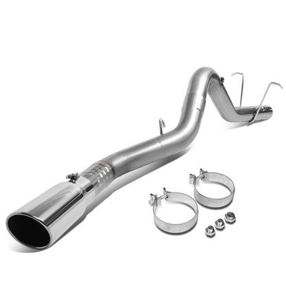 TUBERIA CATBACK FILTER BACK EXHAUST - 11-18 CHEVY SILVERADO 2500HD 3500HD 6.6L TURBO DIESEL / 11-18 GMC SIERRA 2500HD 3500HD 6.6L TURBO DIESEL - SINGLE TIP - STAINLESS STEEL