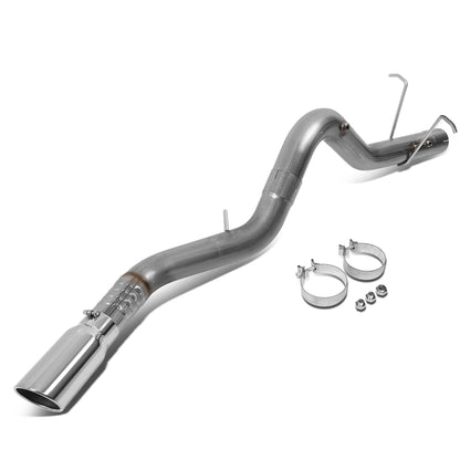 TUBERIA CATBACK FILTER BACK EXHAUST - 11-18 CHEVY SILVERADO 2500HD 3500HD 6.6L TURBO DIESEL / 11-18 GMC SIERRA 2500HD 3500HD 6.6L TURBO DIESEL - SINGLE TIP - STAINLESS STEEL