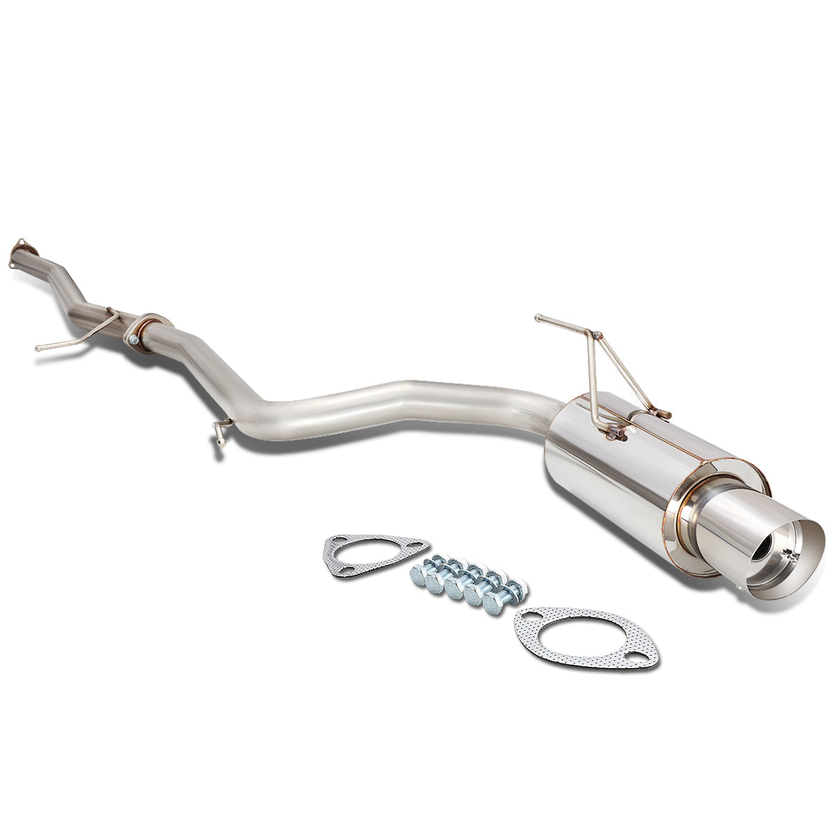 TUBERIA CATBACK CATBACK - 03-06 HONDA ACCORD 2DR 4CYL - SINGLE TIP - STAINLESS STEEL
