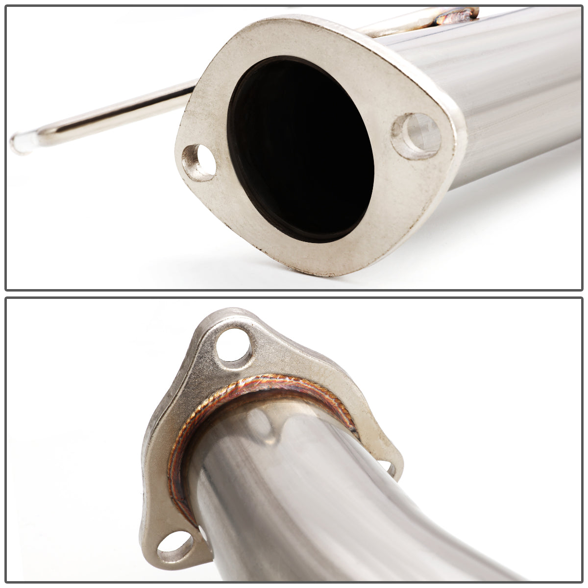 TUBERIA CATBACK CATBACK - 03-06 HONDA ACCORD 2DR 4CYL - SINGLE TIP - STAINLESS STEEL