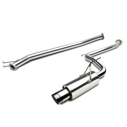 TUBERIA CATBACK CATBACK - 03-06 HONDA ACCORD 2DR 4CYL - SINGLE BURNT TIP - STAINLESS STEEL