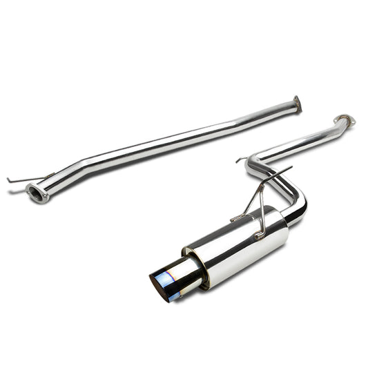 TUBERIA CATBACK CATBACK - 03-06 HONDA ACCORD 2DR 4CYL - SINGLE BURNT TIP - STAINLESS STEEL