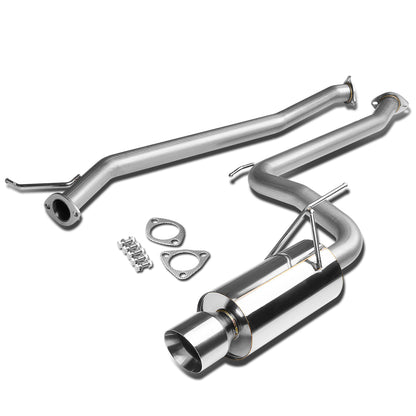 TUBERIA CATBACK CATBACK - 03-06 HONDA ACCORD 2DR 4CYL - SINGLE ROLLED TIP - STAINLESS STEEL