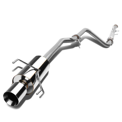TUBERIA CATBACK CATBACK - 90-93 HONDA ACCORD - SINGLE ROLLED TIP - STAINLESS STEEL