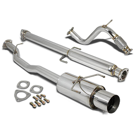 TUBERIA CATBACK CATBACK - 94-97 HONDA ACCORD - SINGLE TIP - STAINLESS STEEL