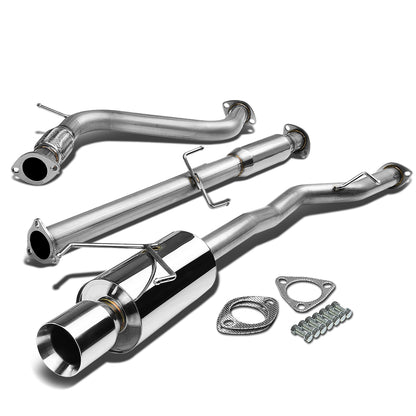 TUBERIA CATBACK CATBACK - 94-97 HONDA ACCORD 4CYL - SINGLE ROLLED TIP - STAINLESS STEEL