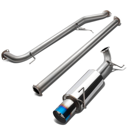 TUBERIA CATBACK CATBACK - 98-02 HONDA ACCORD 98-02 4CYL - SINGLE BURNT TIP - STAINLESS STEEL