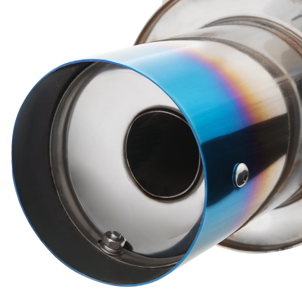 TUBERIA CATBACK CATBACK - 98-02 HONDA ACCORD 98-02 4CYL - SINGLE BURNT TIP - STAINLESS STEEL