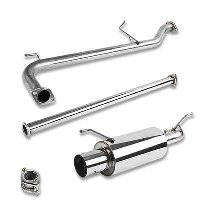 TUBERIA CATBACK CATBACK - 98-02 HONDA ACCORD 98-02 4CYL - SINGLE TIP - STAINLESS STEEL