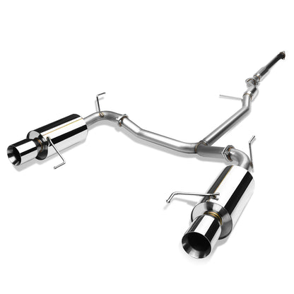 TUBERIA CATBACK CATBACK - 98-02 HONDA ACCORD V6 - DUAL ROLLED TIP - STAINLESS STEEL