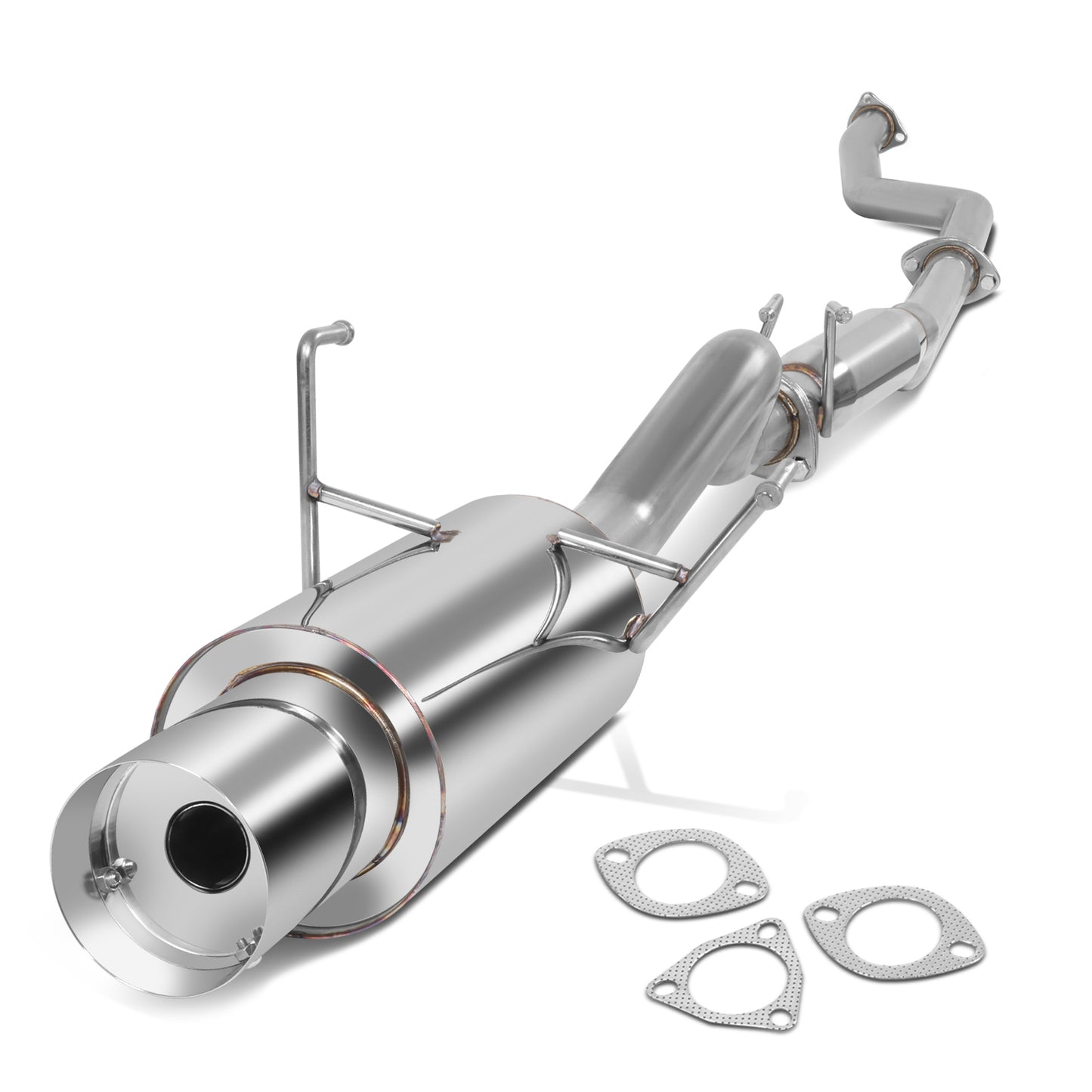 TUBERIA CATBACK CATBACK - 01-05 HONDA CIVIC EX 2/4DOOR - SINGLE TIP - STAINLESS STEEL