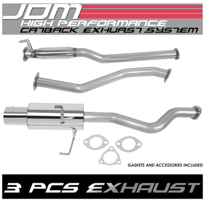 TUBERIA CATBACK CATBACK - 01-05 HONDA CIVIC EX 2/4DOOR - SINGLE TIP - STAINLESS STEEL