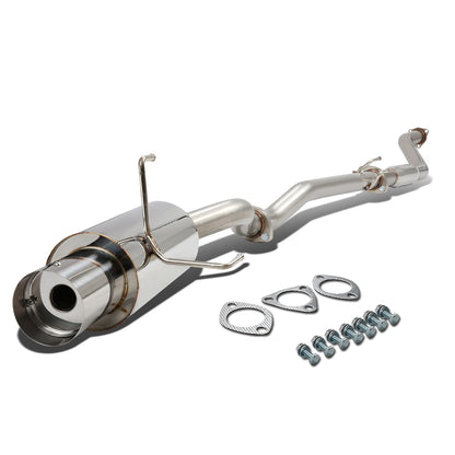 TUBERIA CATBACK CATBACK - 02-05 HONDA CIVC SI - SINGLE TIP - STAINLESS STEEL