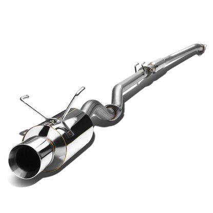 TUBERIA CATBACK CATBACK - 02-05 HONDA CIVC SI - SINGLE ROLLED TIP - STAINLESS STEEL
