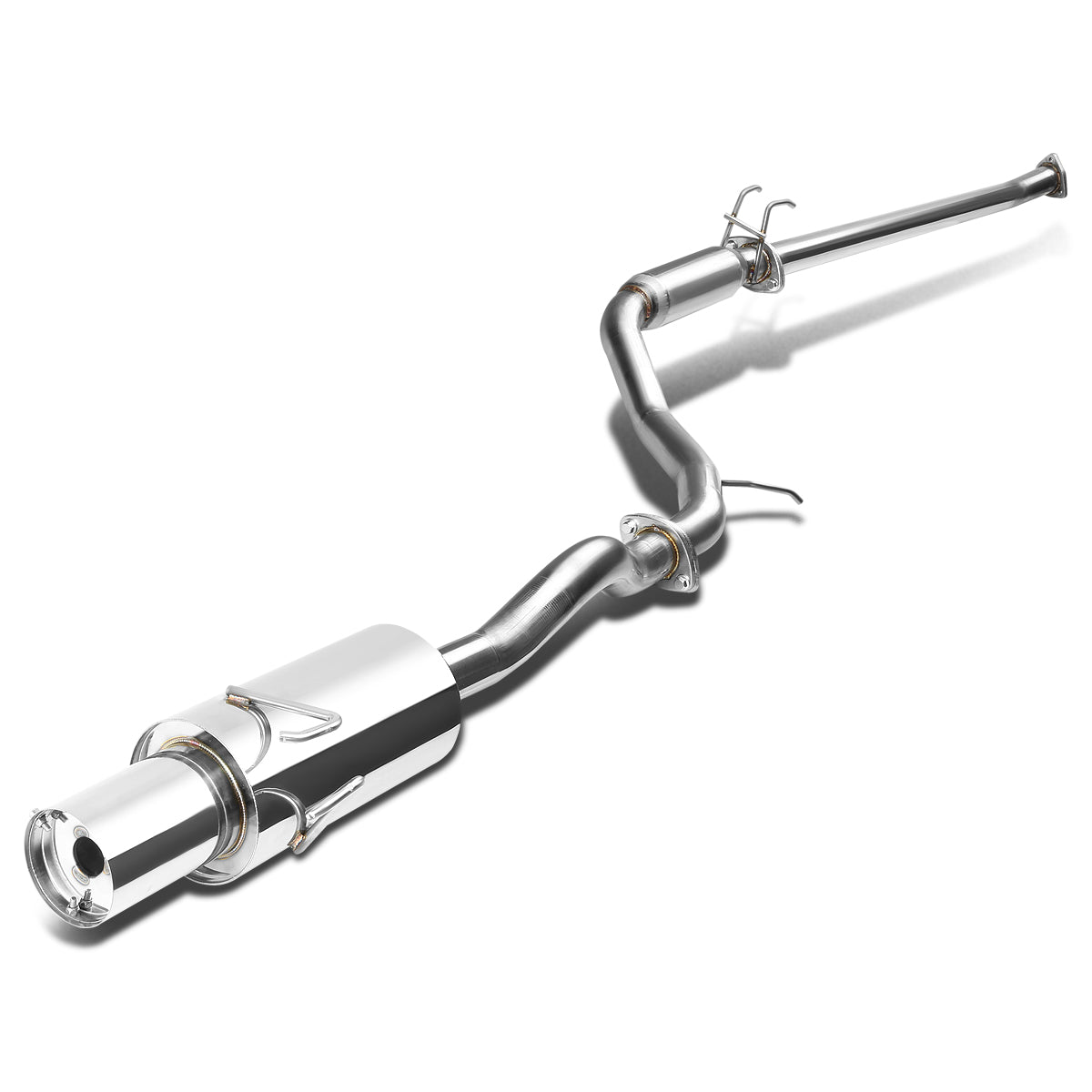 TUBERIA CATBACK CATBACK - 06-08 HONDA CIVIC EX - SINGLE TIP - STAINLESS STEEL