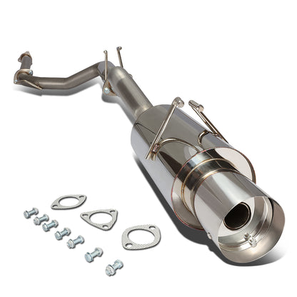 TUBERIA CATBACK CATBACK - 06-08 HONDA CIVIC SI - SINGLE TIP - STAINLESS STEEL