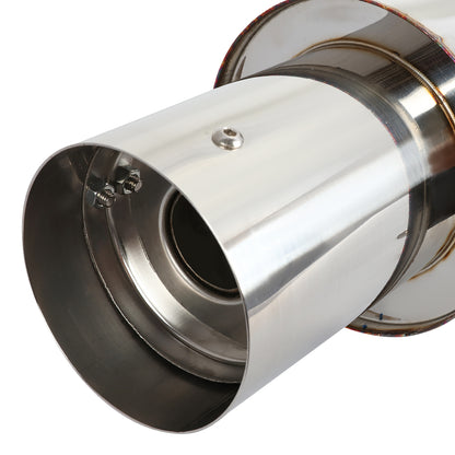 TUBERIA CATBACK CATBACK - 06-08 HONDA CIVIC SI - SINGLE TIP - STAINLESS STEEL