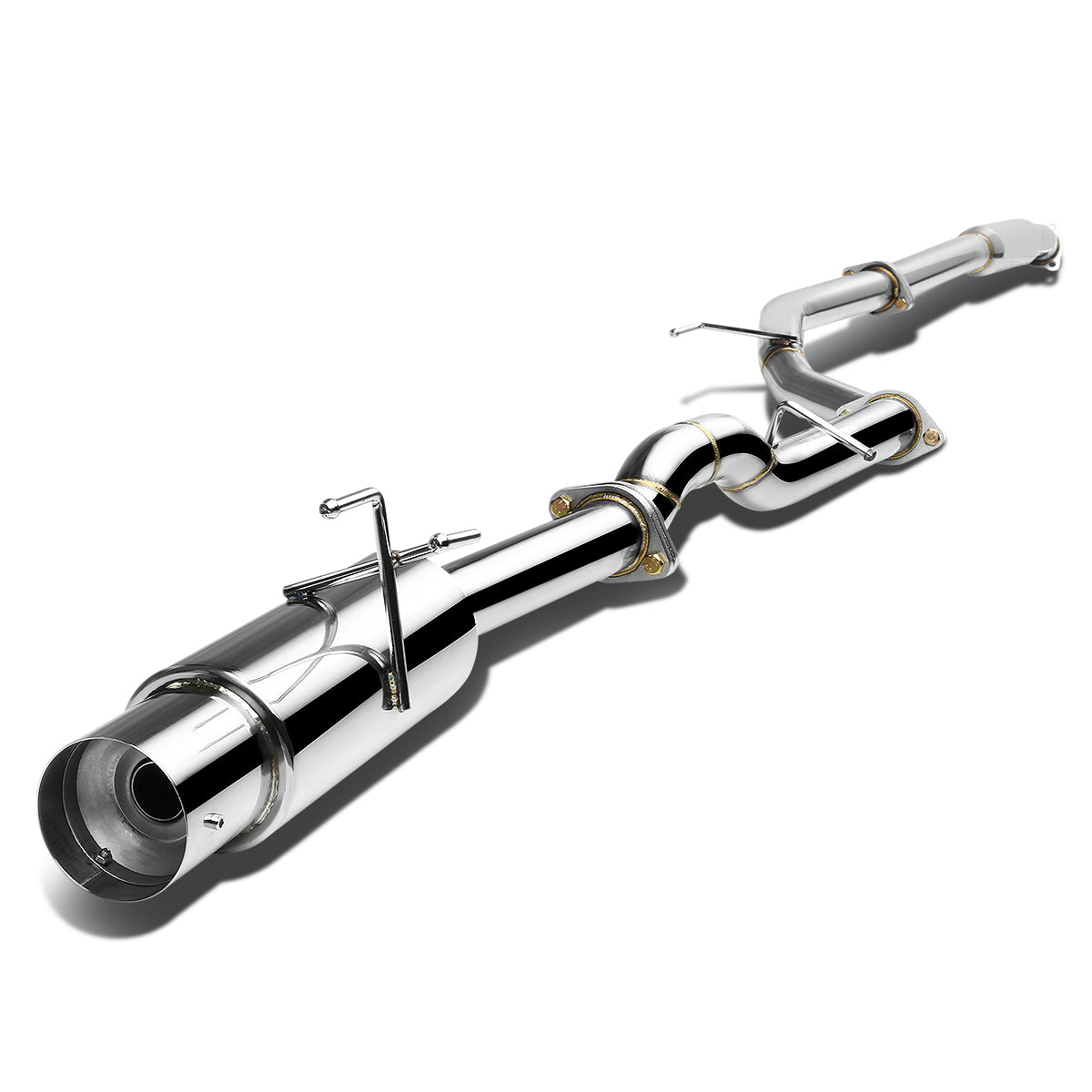 TUBERIA CATBACK CATBACK - 12-15 HONDA CIVIC 2DR COUPE FG3 - SINGLE TIP - STAINLESS STEEL