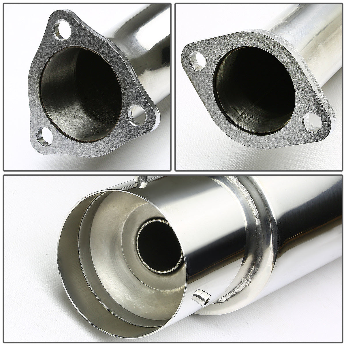 TUBERIA CATBACK CATBACK - 12-15 HONDA CIVIC 2DR COUPE FG3 - SINGLE TIP - STAINLESS STEEL